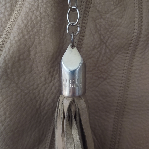 Stuart Weitzman tan handbag purse - Picture 4 of 14